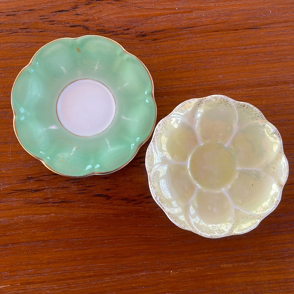 VTG - Two Bavarian China Saucers